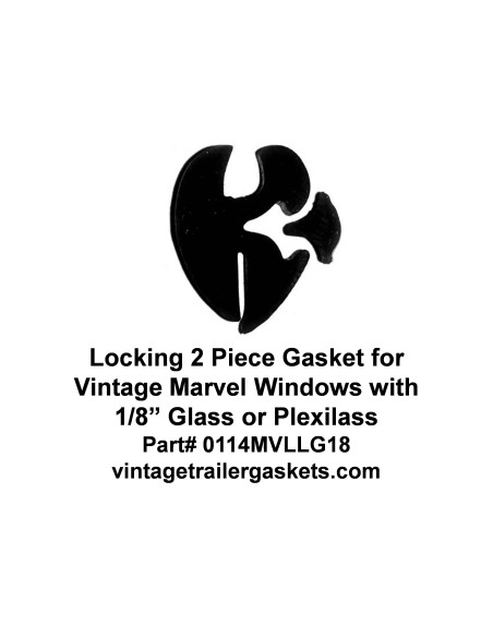 Spartan Locking Gasket for 1/8" Glass or Plexiglass Spartan Locking Gasket for 1/8" Glass or Plexiglass