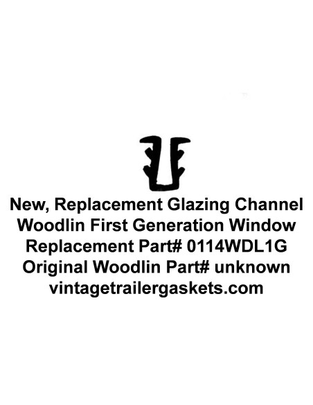 Woodlin Glazing Seal for First Generation Vintage Woodlin Windows Woodlin Glazing Seal for First Generation Vintage Woodlin Windows