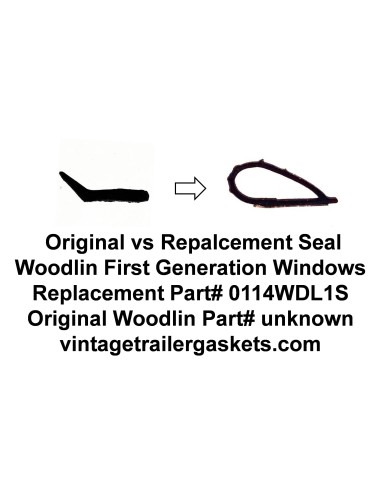 Woodlin Seal for First Generation Vintage Woodlin Windows