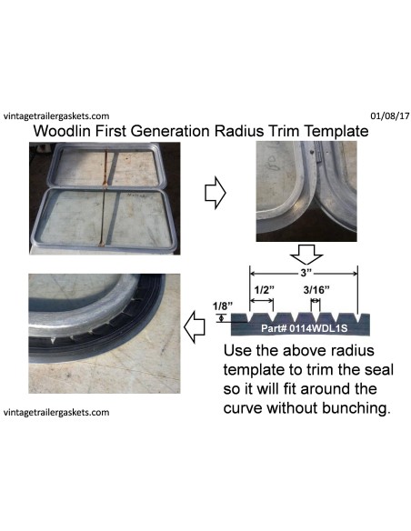 Woodlin Seal for First Generation Vintage Woodlin Windows Woodlin Seal for First Generation Vintage Woodlin Windows