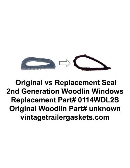 Woodlin Seal for Second Generation Vintage Woodlin Windows Woodlin Seal for Second Generation Vintage Woodlin Windows