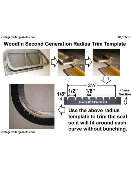 Woodlin Seal for Second Generation Vintage Woodlin Windows Woodlin Seal for Second Generation Vintage Woodlin Windows