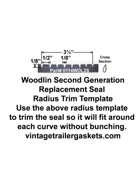 Woodlin Seal for Second Generation Vintage Woodlin Windows Woodlin Seal for Second Generation Vintage Woodlin Windows