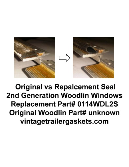 Woodlin Seal for Second Generation Vintage Woodlin Windows Woodlin Seal for Second Generation Vintage Woodlin Windows
