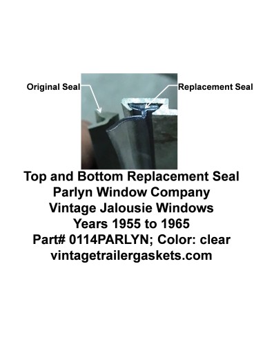 Airstream Parlyn Jalousie Top Bottom Seal