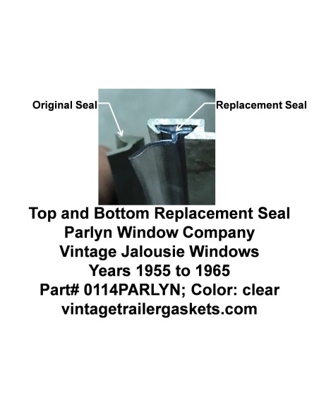 Airstream Parlyn Jalousie Top Bottom Seal Airstream Parlyn Jalousie Top Bottom Seal
