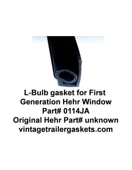 Hehr L-Bulb Window Seal for Vintage Hehr Awning Windows