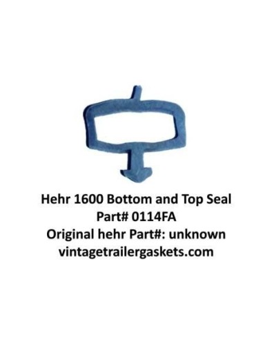 Hehr 1600 1626 D Seal for Vintage Hehr Jalousie Windows