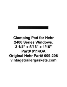 Hehr 2401 Glass Clamping Pads for Hehr Vintage Jalousie Windows 2