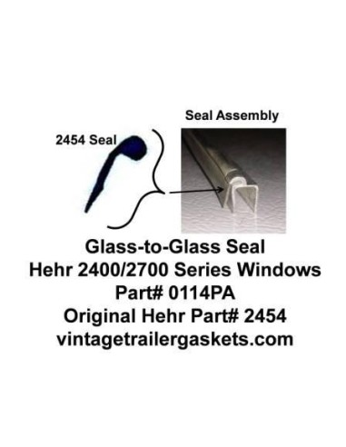 Hehr 2400, 2401 Glass to Glass Seal for Hehr Jalousie Windows