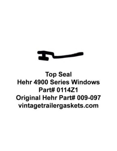 Hehr 4200 4201 4900 4901 4902 Top Seal for Vintage Hehr Jalousie  Windows
